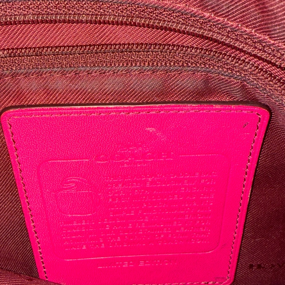 Coach Pink Designer Women's Bag